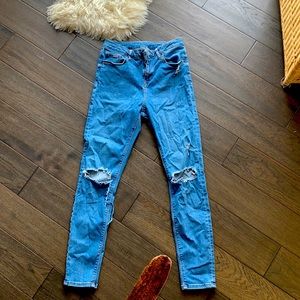 Top shop high waisted jeans
